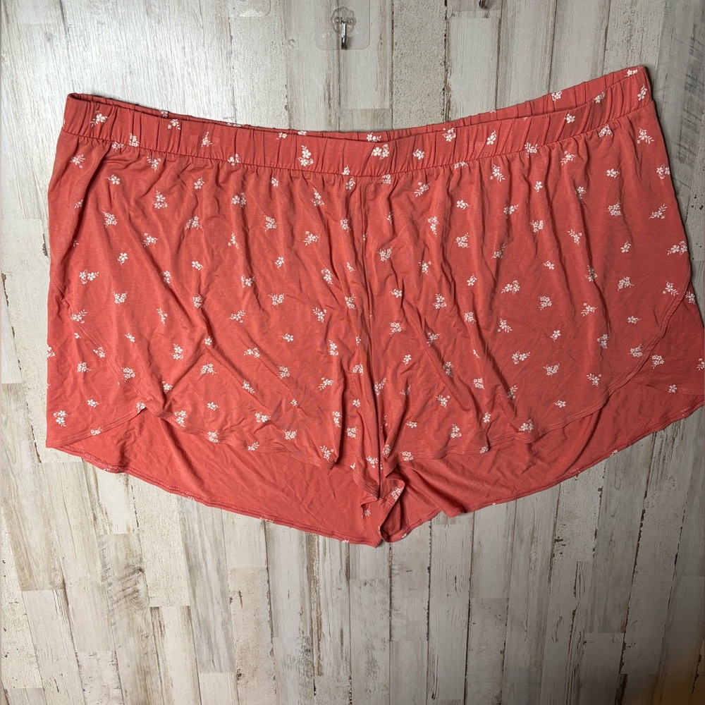 Old Navy  Floral Lounge Women's Sunday Sleep Shorts Pajama 4X - Picture 3 of 12